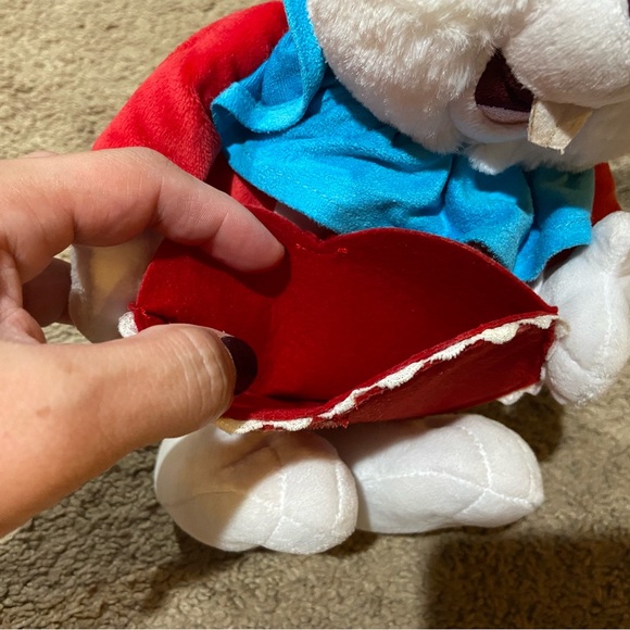 Disney Store Alice in Wonderland White Rabbit Plush Valentines Day Heart Stuffed - Picture 2 of 13